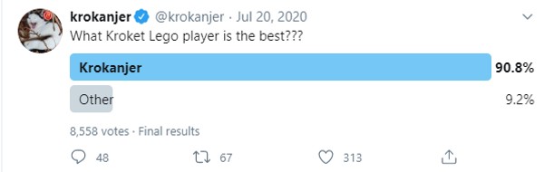 krokanjer is obviously the best player